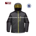 High quality outdoor sport black customized printing logo waterproof man jacket